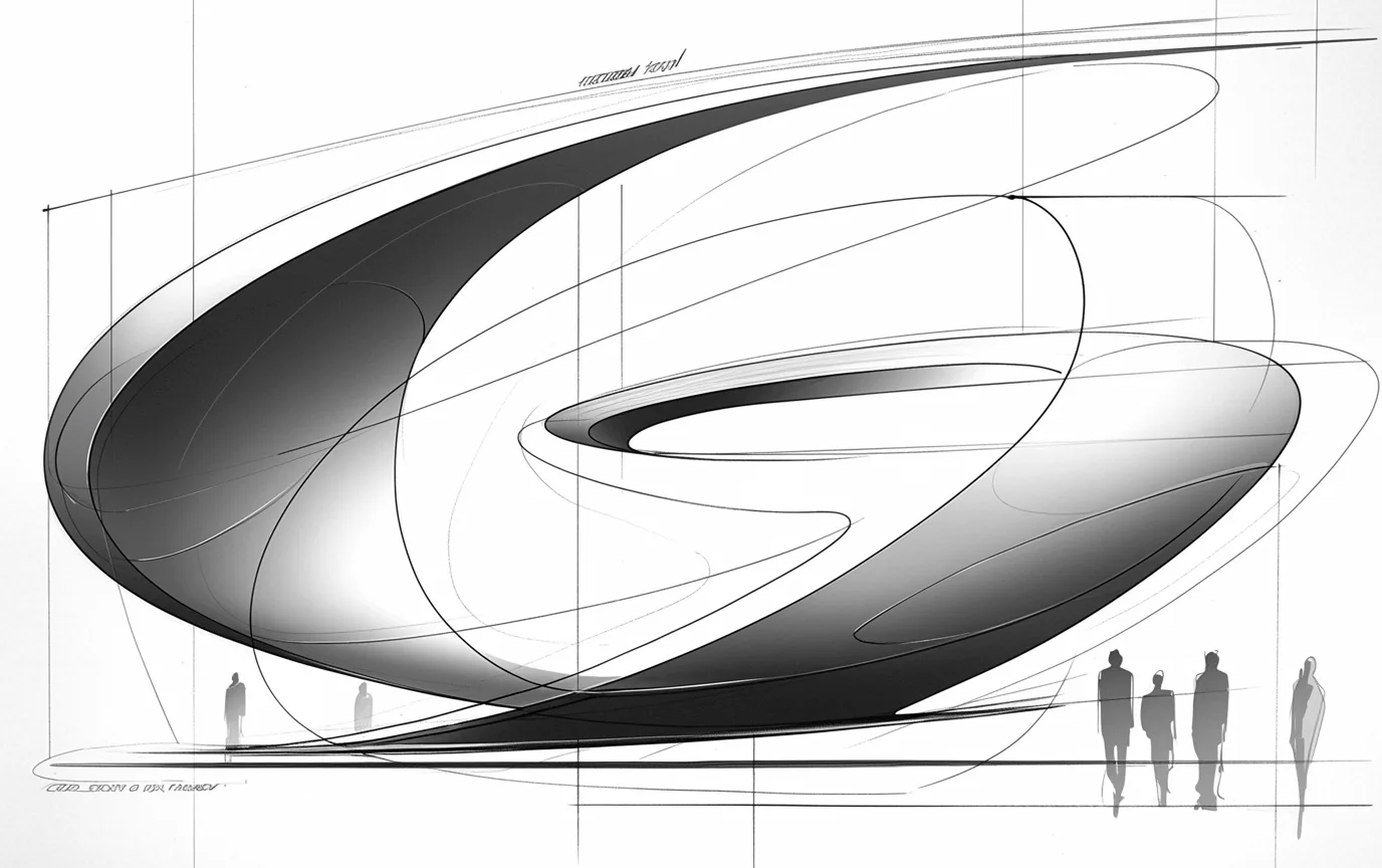 Exhibition sketches gallery image 8